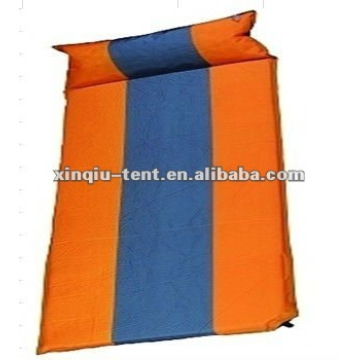 Widened self-inflated camping mat/mattres with pillow